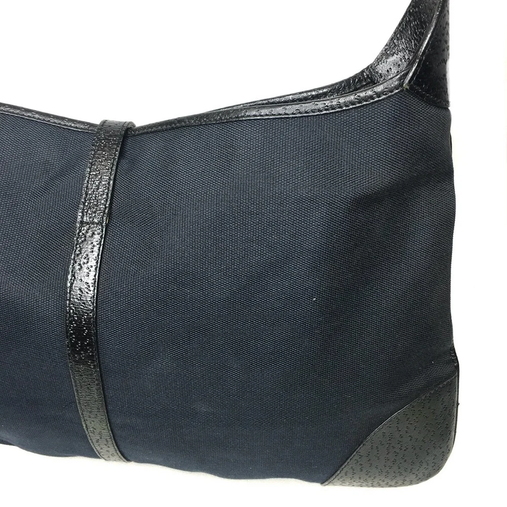 Authentic Gucci Jackie hobo bag black canvas